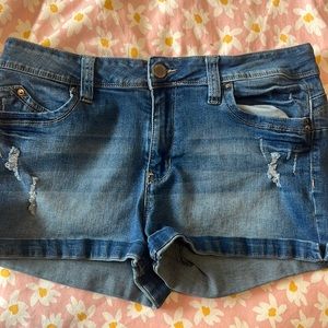 Denim shorts